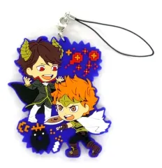 【中古】ストラップ(キャラクター) [単品] 日向(勇者)＆及川(大魔王) きゅんキャラ ラバーストラップ 「3DSソフト ハイキュー!! Cross team match! 限定版 クロスゲームボックス」 同梱特典