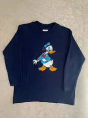 【Size 130】vintage USA製 ドナルド 長袖Tシャツ  ディズニーストア ヴィンテージ US古着