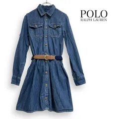 POLO RALPH LAUREN ポロ ラルフローン デニム ベルト付き ワンピース