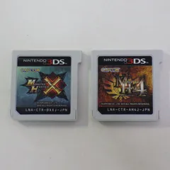 Nintendo 3DS ソフト RPG まとめて2点セット　モンスターハンタークロス/モンスターハンター4　ゲームソフト　※ソフトのみ