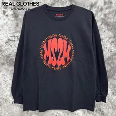 MASSES M&M 長袖Tシャツ ロンT赤M袖プリント ファイヤー フレイムス M&M CUSTOM PERFORMANCE - ×MASSES T-SHIRT SQUAD (RED