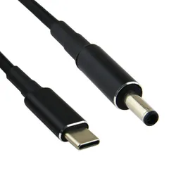 DELL PD変換ケーブル 1.8m 外径4.5mm 内径3.0mm PDトリガー デル ノートパソコン USB-C 変換 アダプタ コネクタ USB Type-C ACアダプター 電源アダプタ 急速充電
