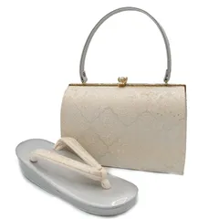 【訳あり】草履 バッグ セット ぞうり 高級 フリーサイズ Fサイズ 正絹 日本製 礼装 フォーマル レディース 金 ゴールド 銀 シルバー 着物 訪問着 留袖 結婚式 結納 入学式 卒業式 七五三 お宮参り 上品 ２点 送料無料 w943