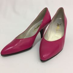 イヴサンローラン YVES SAINT LAURENT パンプス ハイヒール サイズ35 ピンク系 ヒール高約7㎝ Yves Saint Laurent
