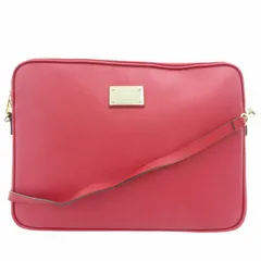 マイケルコース MICHAEL KORS クラッチバッグ ショルダー 2WAY 斜め掛け ロゴプレート レザー 赤 レッド /GV ■GY03