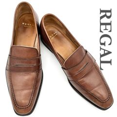 REGAL コインローファー 本革 ブラウン 2187T - メルカリ