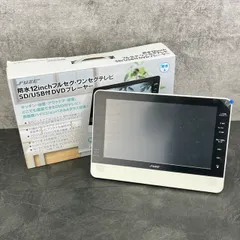 PDV1200IP 防水12icnhフルセグ・ワンセグテレビ SD/USB付