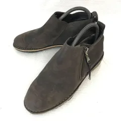 アグ/UGG★チャッカ/ショートブーツ【US6.5/23.5/茶/BROWN】サイドジップ付/ムートン/クレープソール/デザートブーツ/Shoes◆bQ-554