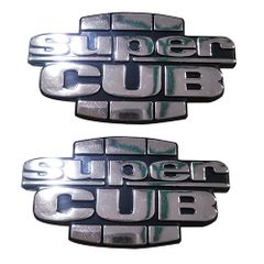 新品 ホンダ スーパーカブ50 サイドカバーエンブレム2点セット エナジープライス