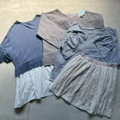 【まとめ売り】earth music & ecology カットソー フレアスカート レディースMサイズ 4点セット