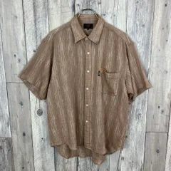 OLD MCM 90s エムシーエム 日本製 綿麻 半袖 シャツ L