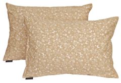 【迅速発送】CAMEL PALMS 日本製 綿100％ まくらカバー ピローケース ファスナー式 35×50cm 猫柄 ベージュ 【同色2枚組】