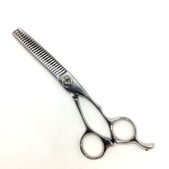 【マック シザーBMAC】FT-2327B/S オフセット シザー セニング 美容ハサミ すきばさみ 美容師 理容師 約20～25% 右利き 6インチ 中古 sc2159