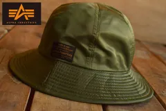 Alpha Industries アルファインダストリーズ バケットハット 帽子 メンズ レディース 7998801 17893500 (オリーブ)