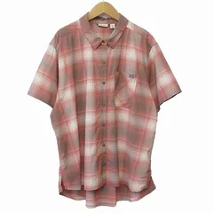 エルエルビーン L.L.BEAN シャツ 半袖 チェック XL 赤のサムネイル