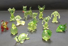 ウランガラス　フィギュア　全員集合♪