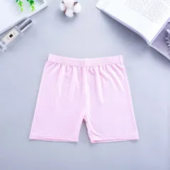 ☆ ピンク ☆ 100cm ☆ オーバーパンツ キッズ pmypant07 女の子 オーバーパンツ 伸縮性 ボクサー ブリーフ 3分丈 ショーツ スパッツ パンツ 三分丈 下着 子供 キッズ ジュニア インナー インナーウエア 子ども こども ファッション