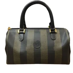 FENDI ペカン ナイロンキャンバス ハンドバッグ ブラック　ゴールド 楽天市場】【バッグ】FENDI フェンディ ペカン柄 ハンドバッグ