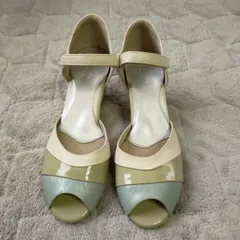 アシックス ペダラ  ストラップ オープントゥ ウェッジソール 24.5cmEE