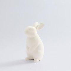 うさぎ 置物 陶器 ウサギ 兎 白兎 昭和レトロ ヴィンテージ ビンテージ