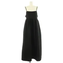 フリークスストア FREAKS STORE 23AW フクレジャガードバックオープンキャミワンピース ロング F 黒 ブラック /MY ■OS