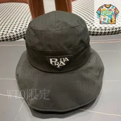 【今日WTO】Prada 2025 三角ロゴ サンフィッシャーハット-PD12