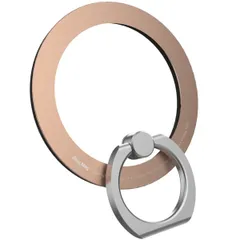 新品 AAUXX iRing Mag アイリング マグ MagSafe対応 スマホリング 正規品 正規代理店 マグネット式 ホールド リング 薄型 ワイヤレス充電対応 強力吸着 ネオジム磁石 iPhone 15 14 13 12 Series (ローズゴールド