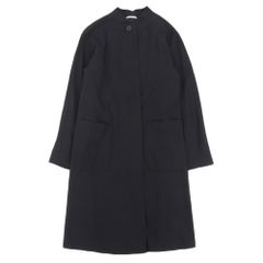 MAXMARA マックスマーラ スプリング ロングコート アウター レディース ライトウール ブラック 42