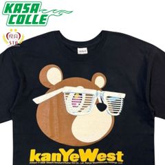 Kanye Westｘ村上隆 （カニエ・ウェスト）ドロップアウトベア Tシャツ 黒 サイズL USED美品 00's ヴィンテージ