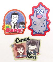 [중고] 스티커 스티커 에도가와 코난 & 모리 란 / 다른 토르토데일 스티커 세트 (3 장 세트) [가장 실험실 명탐정 코난 FILE.2] F상