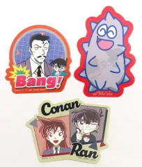 【中古】シール・ステッカー 江戸川コナン＆毛利蘭/他 トルトデールステッカーセット(3枚組) 「一番ラボ 名探偵コナン FILE.2」 F賞