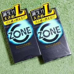 理想の「生感覚」！ZONE(ゾーン) コンドーム Lサイズ6個入×2箱