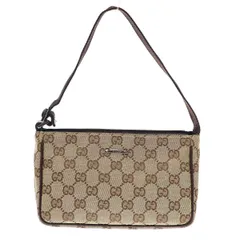 GUCCI グッチ GGキャンバス アクセサリーポーチバッグ 106644 205027 ベージュ