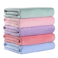 【新品】 Oseamaid ヘアドライタオル マイクロファイバー デイリータオル ビッグフェイスタオル ミニバスタオル 5枚セット 吸水速乾 抗菌防臭約40×100cm 0