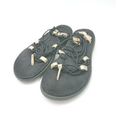 ◇ ⊂ Teva テバ サンダル サイズW7 ブラック レディース E 【1506130015581】