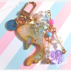 ☆12星座シリーズ☆　〜魚座〜　バックチャーム　キーホルダー