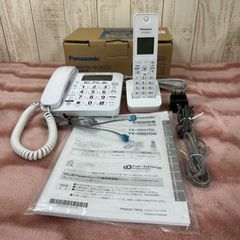 パナソニック コードレス 電話機 VE-GD27DL-W ホワイト RU-RU-RU