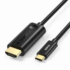 Choetech USB Type-CポートからHDMI入力のディスプレイに出力するための変換ケーブル/HDMI-タイプC　ケーブル 4K対応 1.8M