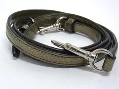 COACH コーチ パテントレザー ラメ バッグ用 ショルダーストラップ クロスボディ 斜め掛け 肩掛け グリーン系 DJ9809