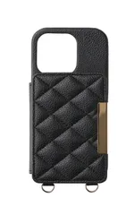 iPhone14Pro アイフォン14 プロ ケース カバー おしゃれ 可愛い 3. アイボリーブラック ブラック 黒