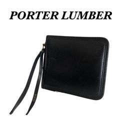 m23 PORTER LUMBER ポーターランバー 吉田カバン 財布 二つ折り 札入れ カードケース レザー 牛革 メンズ 紳士 ブラック