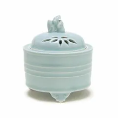 日本香堂 香炉 青磁 竹筒型 有田焼 79123