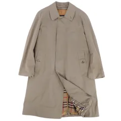 美品 Vintage バーバリー Burberrys コート ステンカラーコート バルマカーンコート ライナー付き 英国製 アウター メンズ SS ベージュ