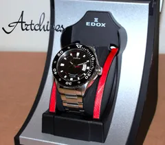 『VRW-1053』☆時計☆EDOX (エドックス)☆80079☆クラスワン オートマチックデイト☆BK文字盤 メンズ 自動巻き 腕時計 稼動品☆のサムネイル