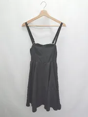 ◇ ⊂ ◎ TITTY&CO. ティティーアンドコー ミニ キャミワンピース サイズF ブラック レディース P  【1408200017733】
