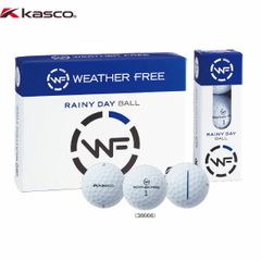 【特価商品】キャスコ WEATHER FREE ウェザーフリー 雨用ボール ゴルフボール