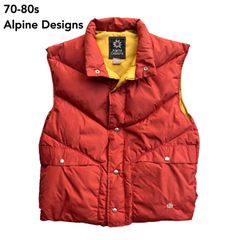 70s 80s Alpine Designs ダウンベスト