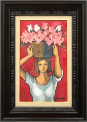 ♢中嶋裕子 油彩画 「旅愁」10号