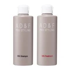 【人気商品】サラサラ お手入れ ケア製品 ツヤ ウィッグ専用 セット トリートメント シャンプー 200ml ウィッグ AD&F フォンテーヌ アデランス