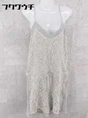 ◇ nano universe ナノユニバース ノースリーブ 膝丈 ワンピース サイズF グレー レディース 【中古】 【1002801446697】のサムネイル